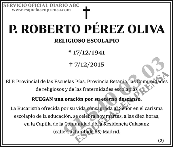 Roberto Pérez Oliva